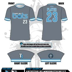 All The Way Live Designs Tampa Bay Bats Retro Full Dye Jersey