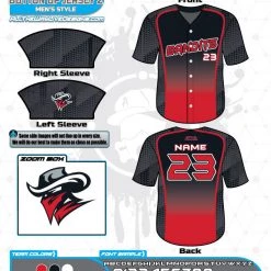 All The Way Live Designs Bandits 10U Full Dye Jersey