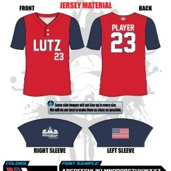 All The Way Live Designs Lutz Red All Stars Mens Full Dye Replica Jersey