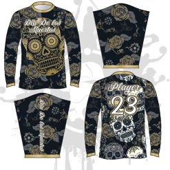 All The Way Live Designs Calavera Long Sleeve Jersey Men