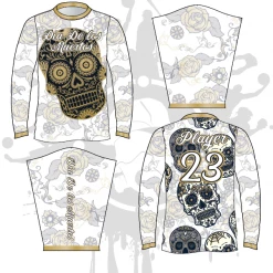 All The Way Live Designs Calavera Long Sleeve Jersey Men