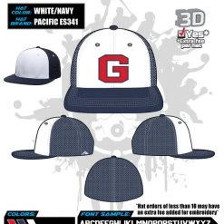 All The Way Live Designs Goergia Sports Academy Georgia Sports Academy Hats