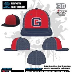 All The Way Live Designs Goergia Sports Academy Georgia Sports Academy Hats