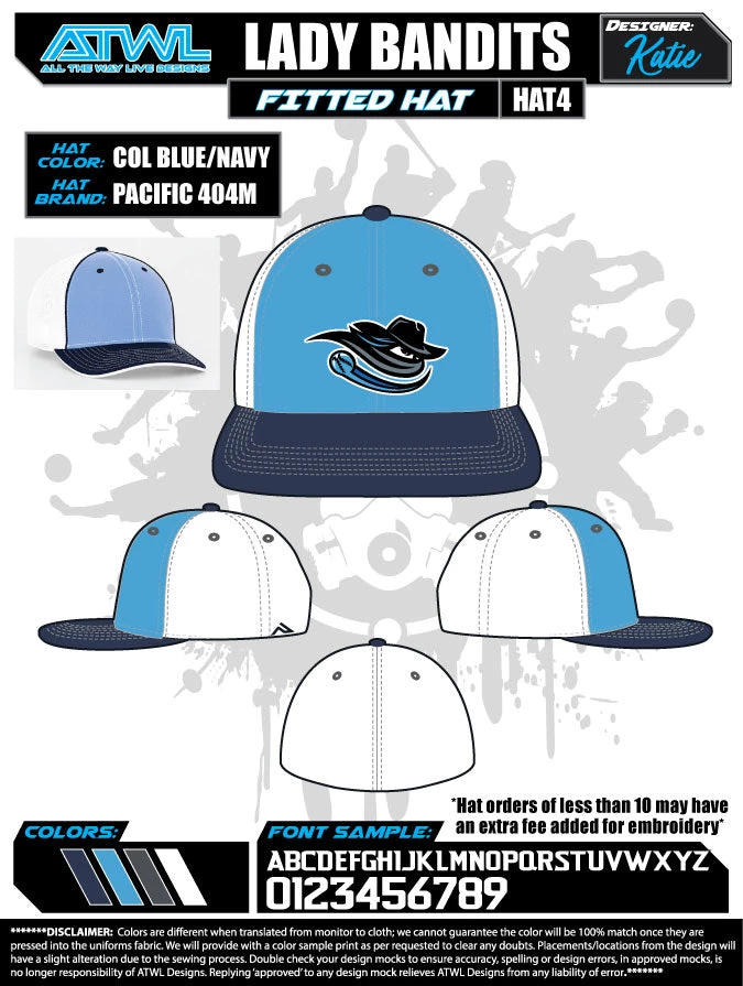 All The Way Live Designs Lady Bandits Grooms 10U Lady Bandits 10U Hats 4 All The Way Live Designs Lady Bandits Grooms 10U Lady Bandits 10U Hats