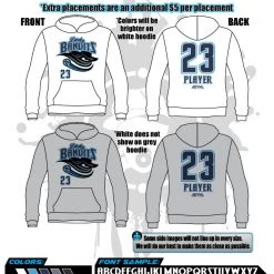 All The Way Live Designs Lady Bandits 10U Sub Dye Hoodie