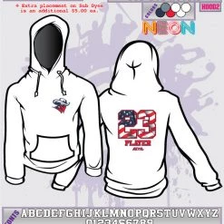 All The Way Live Designs Bandits 12U Sub Dye Hoodie