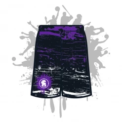 All The Way Live Designs Scratched Off Shorts