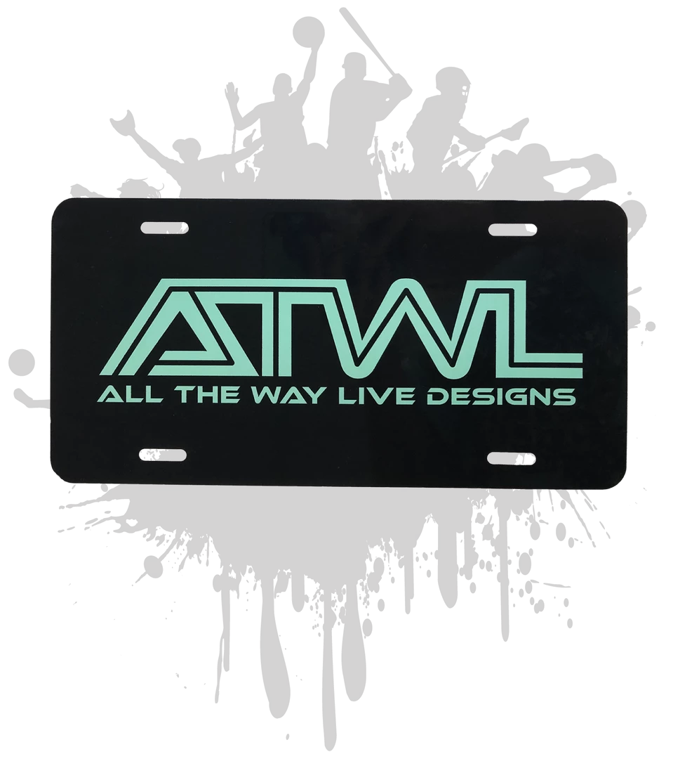 All The Way Live Designs ATWL License Plates 3 All The Way Live Designs ATWL License Plates
