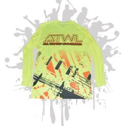 All The Way Live Designs Hard Knocks Men's Long Sleeve Sub Dye Jersey