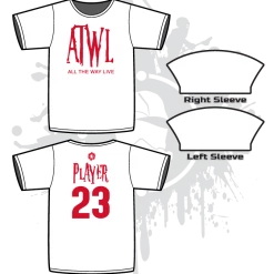 All The Way Live Designs 80's Movie Throwback White Sub-Dye Jerseys Men