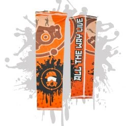 All The Way Live Designs Splatter Gasmask Arm Sleeve (additional Color Options Available)