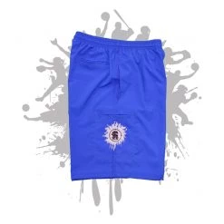All The Way Live Designs Royal Blue Microfiber Stretch Short Bottoms