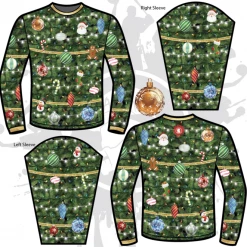 All The Way Live Designs DECORATED TREE UGLY SWEATER