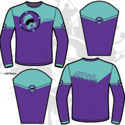 All The Way Live Designs Precision Mens Full Dye Long Sleeve Jersey