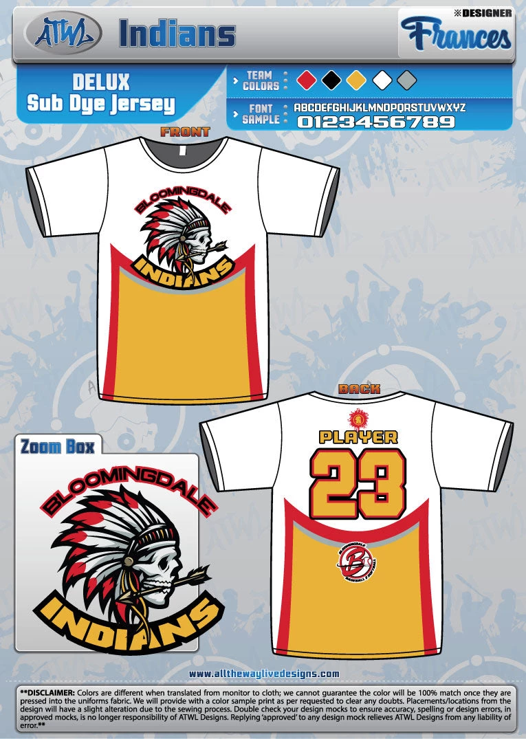 All The Way Live Designs Bloomingdale Fall Season Bloomingdale- Fall 2018 Sub Dye Jersey's 17 All The Way Live Designs Bloomingdale Fall Season Bloomingdale- Fall 2018 Sub Dye Jersey's