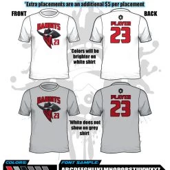 All The Way Live Designs Bandits 11U 2019 Bandits 11U Men's Sub Dye Jersey