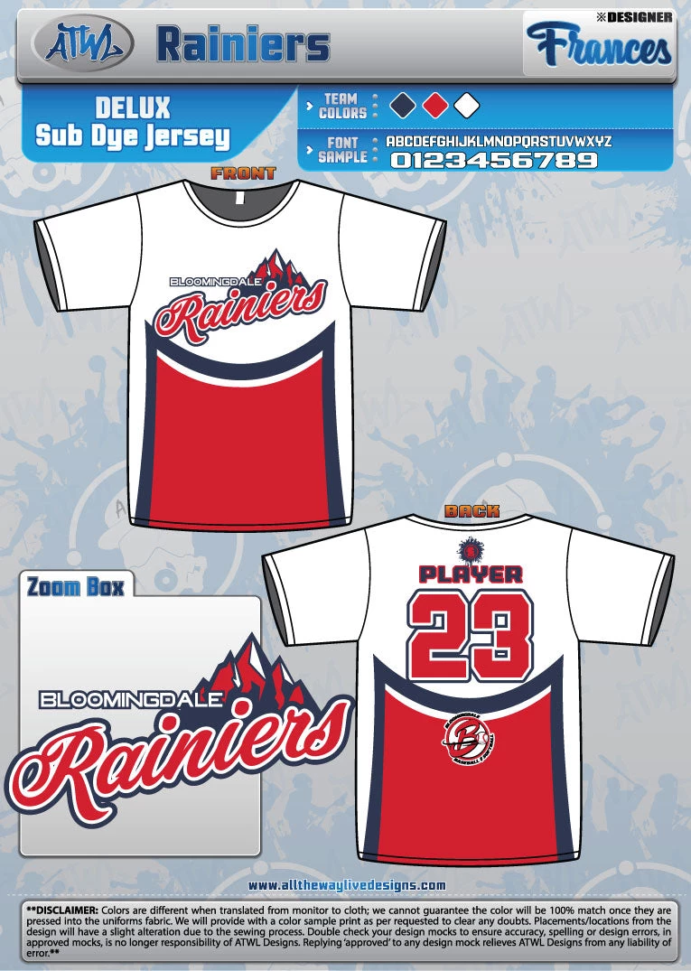 All The Way Live Designs Bloomingdale Fall Season Bloomingdale- Fall 2018 Sub Dye Jersey's 30 All The Way Live Designs Bloomingdale Fall Season Bloomingdale- Fall 2018 Sub Dye Jersey's