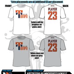 All The Way Live Designs Team Tampa Men's Sub Dye Jerseys