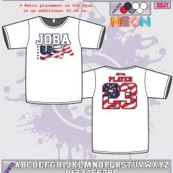 All The Way Live Designs Bandits 12U Sub Dye Jersey (Fall 2018)