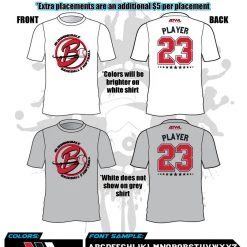 All The Way Live Designs Bloomingdale All Stars Mens Parent Jerseys