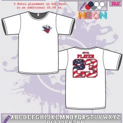 All The Way Live Designs Bandits 12U Sub Dye Jersey (Fall 2018)