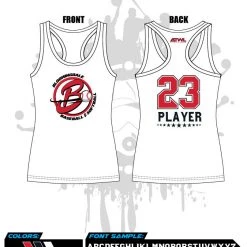 All The Way Live Designs Bloomingdale All Stars Sub Dye Womens Racerback