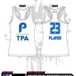 All The Way Live Designs Tampa Phenoms Womens Reacerback Sub Dye Jersey