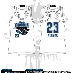 All The Way Live Designs Lady Bandits 10U Women's Racerback/Womens Jersey Lady Bandits Grooms 10U