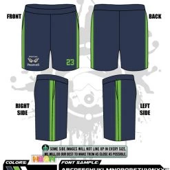 All The Way Live Designs Wc Predators Mens Full Dye Shorts West Coast Predators