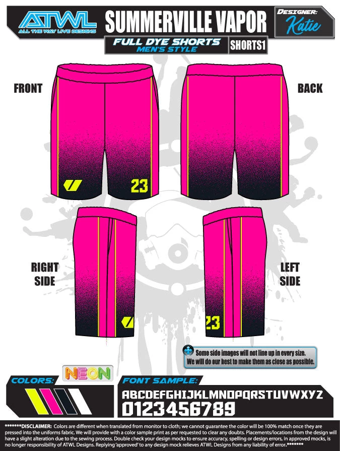 All The Way Live Designs SUMMERVILLE VAPOR 2020 SHORTS 3 All The Way Live Designs SUMMERVILLE VAPOR 2020 SHORTS