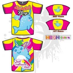 All The Way Live Designs Strikeout Narwhal Mens Full Dye Jersey