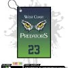All The Way Live Designs West Coast Predators WC Predators Full Dye Towel