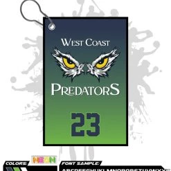 All The Way Live Designs West Coast Predators WC Predators Full Dye Towel