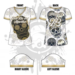 All The Way Live Designs Themes Calavera Women's Jersey