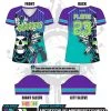 All The Way Live Designs Warriors Women's Full Dye Jersey Warriors Fastpitch 10u