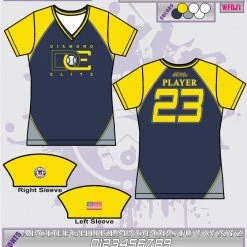 All The Way Live Designs Diamond Elite Women's V-neck Jersey Diamond Elite 2018