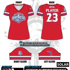 All The Way Live Designs Florida Express Women's Full Dye Jersey