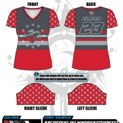 All The Way Live Designs Bandits 9U 2020 Women's Full Dye Jersey Bandits 9u Ellingwood