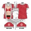 All The Way Live Designs Babe Claus Women's Jersey Themes