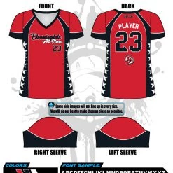 All The Way Live Designs Bloomingdale All Stars Womens Full Dye Replica Jersey