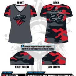 All The Way Live Designs Bandits 9U 2020 Women's Full Dye Jersey Bandits 9u Ellingwood