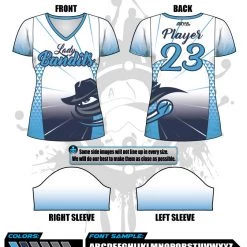 All The Way Live Designs Lady Bandits Women's Jersey Wisneski Lady Bandits