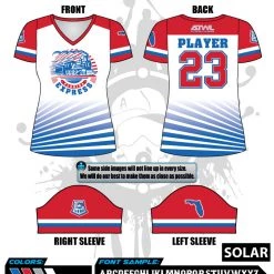 All The Way Live Designs Florida Express Women's Full Dye Jersey