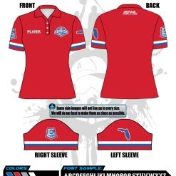 All The Way Live Designs Florida Express Women's Polo