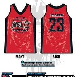 All The Way Live Designs Bloomingdale Boltz Sleeveless Fastpitch Bloomingdale Spring
