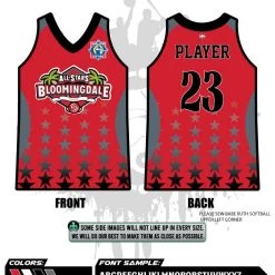 All The Way Live Designs 2022 Bloomingdale All Stars Womens Full Dye Replica Jersey Bloomingdale All Stars 2022