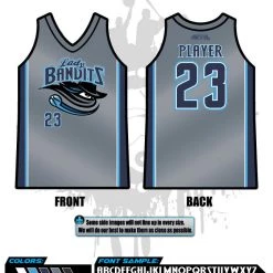 All The Way Live Designs Lady Bandits 10U Women's Sleeveless Jersey
