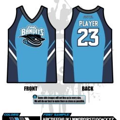 All The Way Live Designs Lady Bandits Nordberg 10U Women's Sleeveless Jersey