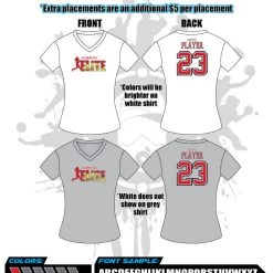 All The Way Live Designs Bloomingdale Elite Women's Sub Dye Jersey