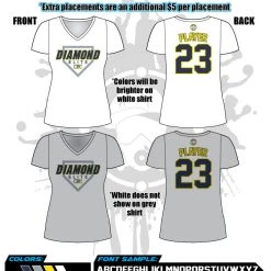 All The Way Live Designs Diamond Elite Women's Sub Dye Jerseys Diamond Elite 2019